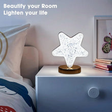 Star Crystal Diamond Touch Lamp – USB Rechargeable, 3 - Way Dimmable - Justgrabit Inc.