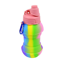 Flexible Collapsible Silicone Sports Water Bottle (260 ML / 20 CM Folding) - justgrabit.in | Just Grab It