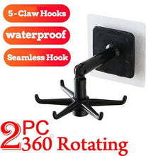 360° rotatable hooks for hanging (Pack of 2) (Brown Box) - Justgrabit Inc.