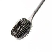 Silicone Back Scrubber Brush with Long Handle (1 Pc) - justgrabit.in | Just Grab It