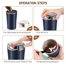 Stainless Steel Coffee Grinder Machine 300w (Multi Blades Grinder) - justgrabit.in | Just Grab It