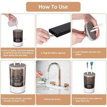 Automatic Makeup Brush Cleaner Fast Electric Brush Cleaner Hand Free Machine Super Clean Brush Washer & Brushes Organizer Tool (1 Pc) - Justgrabit Inc.