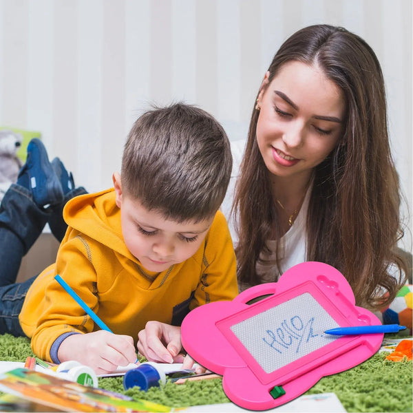 Magic Magnetic Drawing & Writing Slate Toy - justgrabit.in | Just Grab It