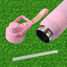 Stainless Steel Vacuum Insulated Water Bottle WIth Straw (550ml) - Justgrabit Inc.