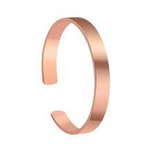 Elegant Rose Gold - Plated Open Cuff Bracelet Kada (1 Pc) - justgrabit.in | Just Grab It