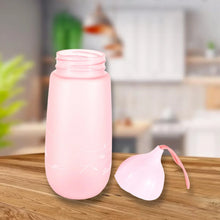 Unique Shape Premium Plastic water bottle With Dori Easy to Carry leakproof BPA - free, water Plastic water bottle for children, Home, School (1 Pc / 550 ML) - Justgrabit Inc.