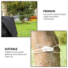 Clothesline Portable Travel Clothesline Adjustable with 2 Plastic Hooks (10 M Approx / 1 Pc) - justgrabit.in | Just Grab It