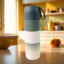 Stainless Steel Water Bottles 500 ML Approx (Mix Design & Color / 1 Pc) - Justgrabit Inc.