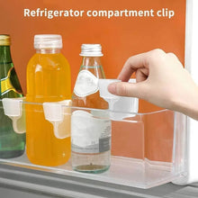 Plastic Storage Baskets Space allocator, Refrigerator Organizer Bins partition Clip (10 Pcs Set) - Justgrabit Inc.