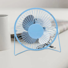 USB Table Desk Personal Metal Electronic Fan, Compatible with Computers, Laptops, Student Dormitory, Suitable For Office, School Use (1 Pc) - Justgrabit Inc.