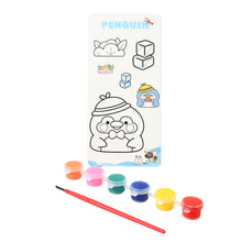 Kids Art Painting Kit Water Color, Cartoon Printed Board & Brush (9 Pcs Set) - justgrabit.in | Just Grab It