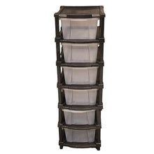 6 - Layer Modular Plastic Drawer Storage Cabinet - Justgrabit Inc.