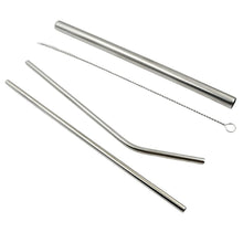 Reusable Stainless Steel Straws with Case for Drinking (4 Pc, Eco - Friendly) - Justgrabit Inc.