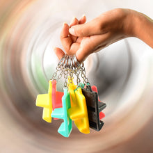 Plastic 2 - in - 1 Mobile Stand Keychain (9 Pc) - justgrabit.in | Just Grab It