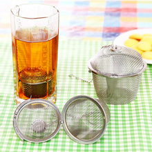 Stainless Steel Spice Tea Filter Herbs Locking Infuser Mesh Ball - Justgrabit Inc.