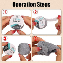 Portable Disposable Socks Outdoor Compression Travel Sock (1 pair) - justgrabit.in | Just Grab It