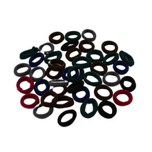 Small Ponytail Holder Bands for Hair Rubber Bands (Pack of 50 / Multicolour), Hair accessories - justgrabit.in | Just Grab It