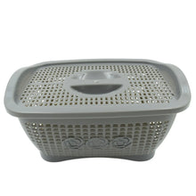 Multipurposes Plastic Basket, Organizer for Kitchen, Countertop, Cabinet, Bathroom with Lid, Plastic Storage Basket For Store Fruits, Vegetables, Magazines, Cosmetics, Stationary (1 Pc / Mix Color ) - Justgrabit Inc.