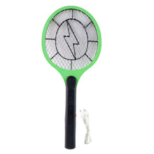 Green Rechargeable Electric Mosquito Killer Racket with Cable - justgrabit.in | Just Grab It
