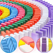120Pc Dominoes Blocks Set Multicolor Wooden Toy Building Indoor Game Toy. - Justgrabit Inc.