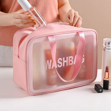 Big Zippered Cosmetic Pouch, Toiletry Bag for Cosmetics (1 Pc) - justgrabit.in | Just Grab It