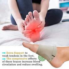 Foot Arch Support for Men & Women | Medial Arch Support for Flat Feet Correction Sleeve with Cushion | Plantar Fasciitis Leg Foot Pain Relief Product | Foot Care for Orthopedic Shoes Slippers, (1 Pair) - Justgrabit Inc.