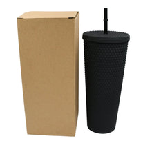 Reusable Studded Tumbler with Straw & Leak Proof Lid (1 Pc, Mix Colors) - Justgrabit Inc.