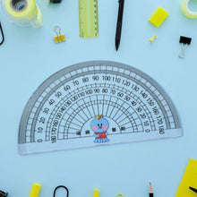 Multipurpose Transparent Plastic Protractor Set (3 Pcs Set) - Justgrabit Inc.
