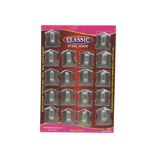 18 - Piece Stainless Steel Wall Hooks: Organize Your Home Effortlessly - Justgrabit Inc.