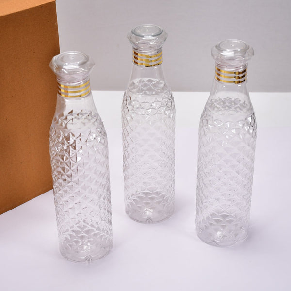Water Bottle With Diamond Cut Used By Kids, Children's ( 3 pcs ) - justgrabit.in | Just Grab It