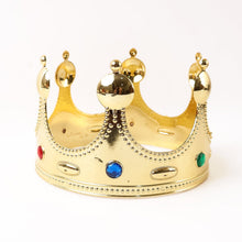 Royal Crown with Colored Gems (1 Pc / Mix Color) - justgrabit.in | Just Grab It