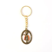 Metal Traditional Decorative Lord Krishna Keychain (1 Pc) - justgrabit.in | Just Grab It