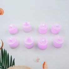 Pink Flameless LED Tealights, Smokeless Plastic Decorative Candles - Led Tea Light Candle For Home Decoration , Diwali (Pack Of 8pc) ( Diya , Divo , Diva , Deepak , Jyoti) - justgrabit.in | Just Grab It