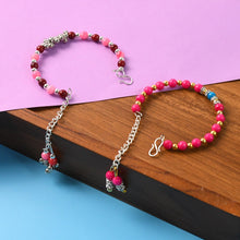 Traditional and Trendy Beaded Bracelet with Adjustable Chain (1 Pc) - justgrabit.in | Just Grab It