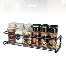 Spice Bottle Storage Rack Hanging Spice Rack Hanging Spice Rack Seasoning Holder Metal Storage Hanging Rack (1 Pc) - Justgrabit Inc.