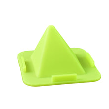 Universal Four - Sided Pyramid Mobile Holder Stand for Desk & Table (1 Pc) - justgrabit.in | Just Grab It