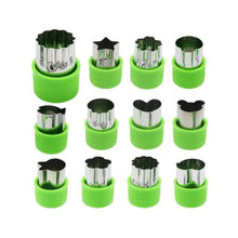 Stainless Steel Cookie Cutter Shapes Set, Baking Cooking Food Decoration (12 Pcs Set) - justgrabit.in | Just Grab It