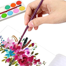 Painting Water Color Kit - 12 Shades and Paint Brush (13 Pcs) - Justgrabit Inc.