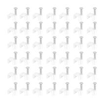 Nail Cable Clips for Wire Management (10mm & 50 Pc) - justgrabit.in | Just Grab It