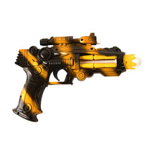 TTG LED Laser Gun Toy – Battery Operated Space Blaster with Flashing Lights & Sound (1 Set) - Justgrabit Inc.