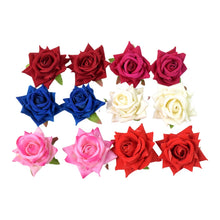 Colourful Flowing Flower Hair Pin (12 Pcs Set / Mix Color), Hair accessories - justgrabit.in | Just Grab It