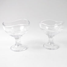 Glass Footed Dessert Bowl, Ice Cream Cup (2 Pcs Set) - justgrabit.in | Just Grab It