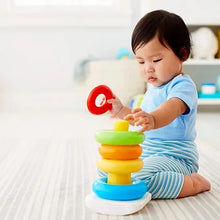 Plastic Baby Kids Teddy Stacking Ring Jumbo Stack Up Educational Toy 5pc - justgrabit.in | Just Grab It