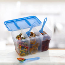 Plastic Square Storage Organiser Container (750ML Capacity) - Justgrabit Inc.