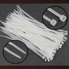 10Inch Nylon Self Locking Cable Ties, Heavy Duty Strong Zip Wire Tie. Pack of 100 - Black - Justgrabit Inc.