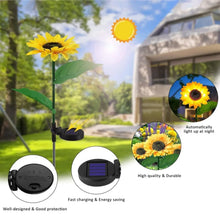 Sunflower Solar LED Lights, Warm White Garden Light (1 Pc) - Justgrabit Inc.