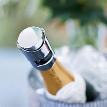 Stainless Steel Sealed Sparkling Champagne Bottle Stopper Big size - justgrabit.in | Just Grab It