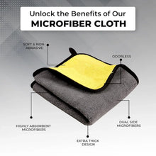 Premium Microfiber Cleaning Cloth, Towel (40x30 cm / 1 Pc) - Justgrabit Inc.