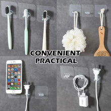 Transparent Self - Adhesive Wall Hook – Drill - Free, Waterproof & Oil - Proof for Toothbrush, Socket (1 Pc) - Justgrabit Inc.