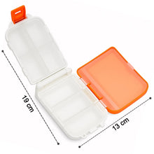 Portable Dual - Sided Pill Organizer Box (1 Pc) - justgrabit.in | Just Grab It